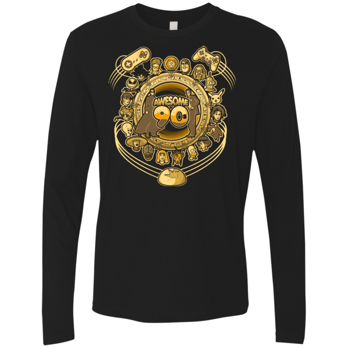 AWESOME 90S Men's Premium Long Sleeve