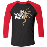 IN YOUR FACE Men's Triblend 3/4 Sleeve
