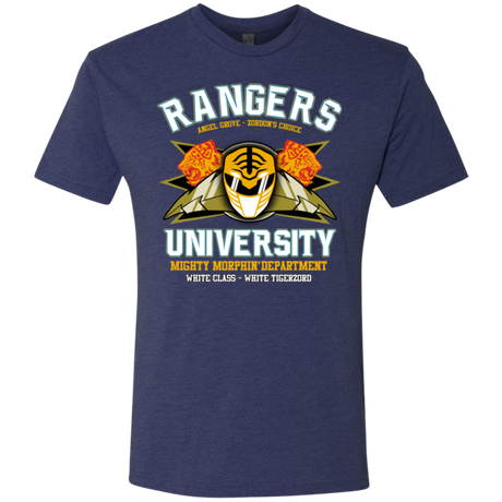 Rangers U White Ranger Men's Triblend T-Shirt