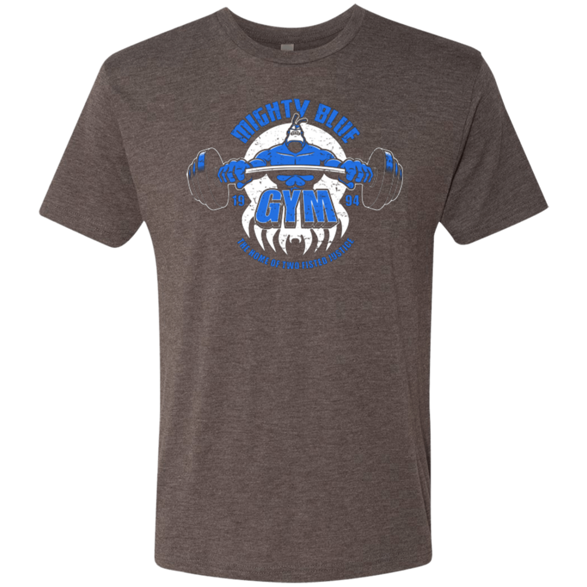 Mighty Blue Gym Men's Triblend T-Shirt