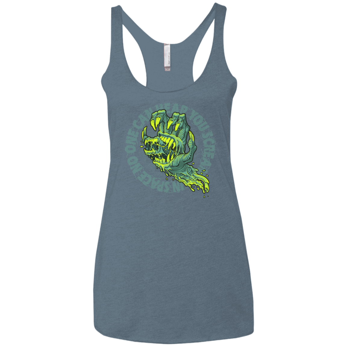 The Hand That Feeds Women's Triblend Racerback Tank