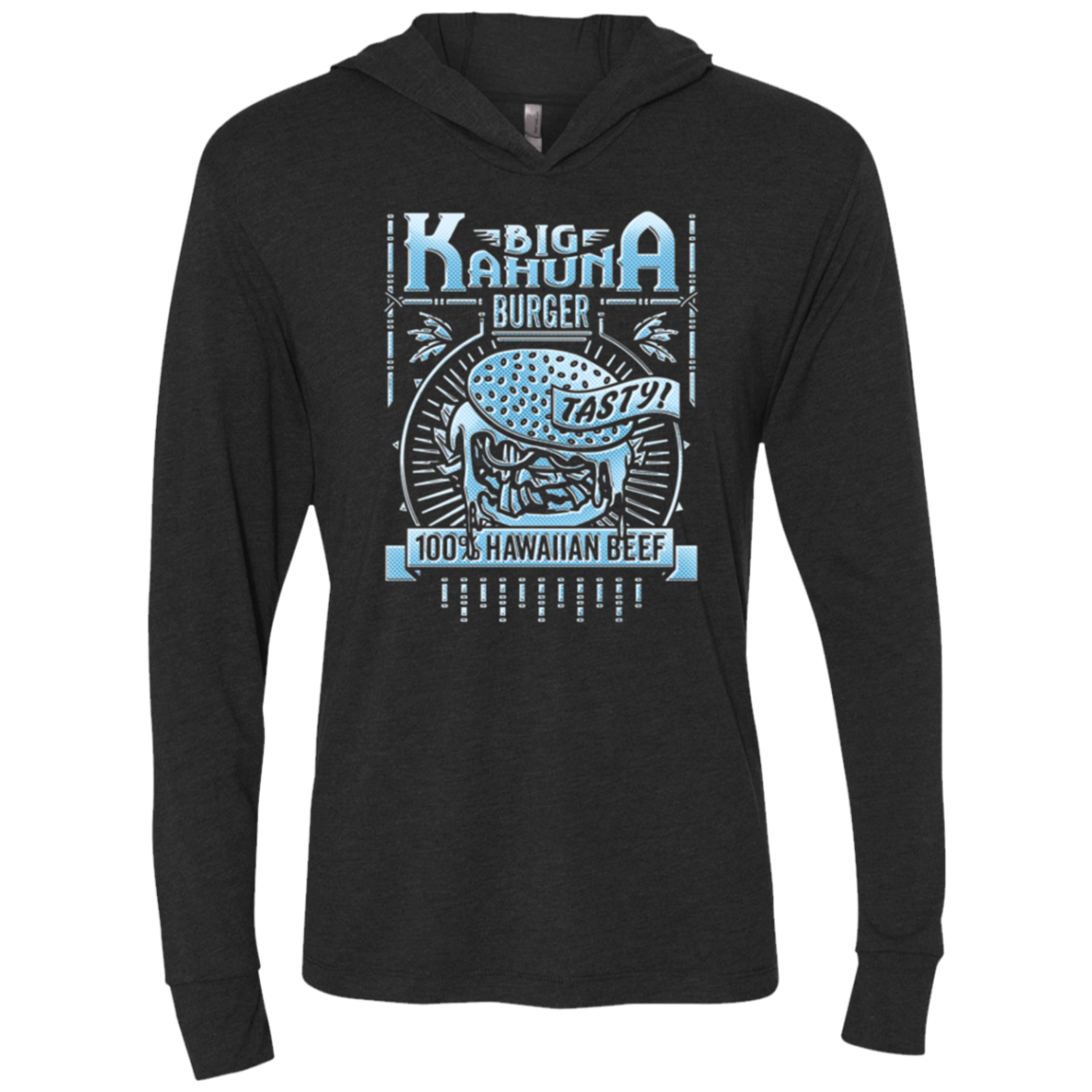 Big Kahuna Burger Triblend Long Sleeve Hoodie Tee