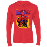 Baymax Number 9 Triblend Long Sleeve Hoodie Tee