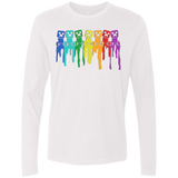 Rainbow Creeps Men's Premium Long Sleeve