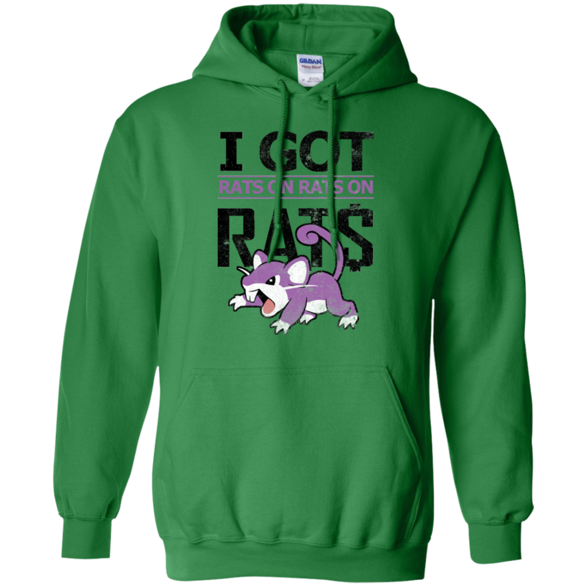 Rats on rats on rats Pullover Hoodie