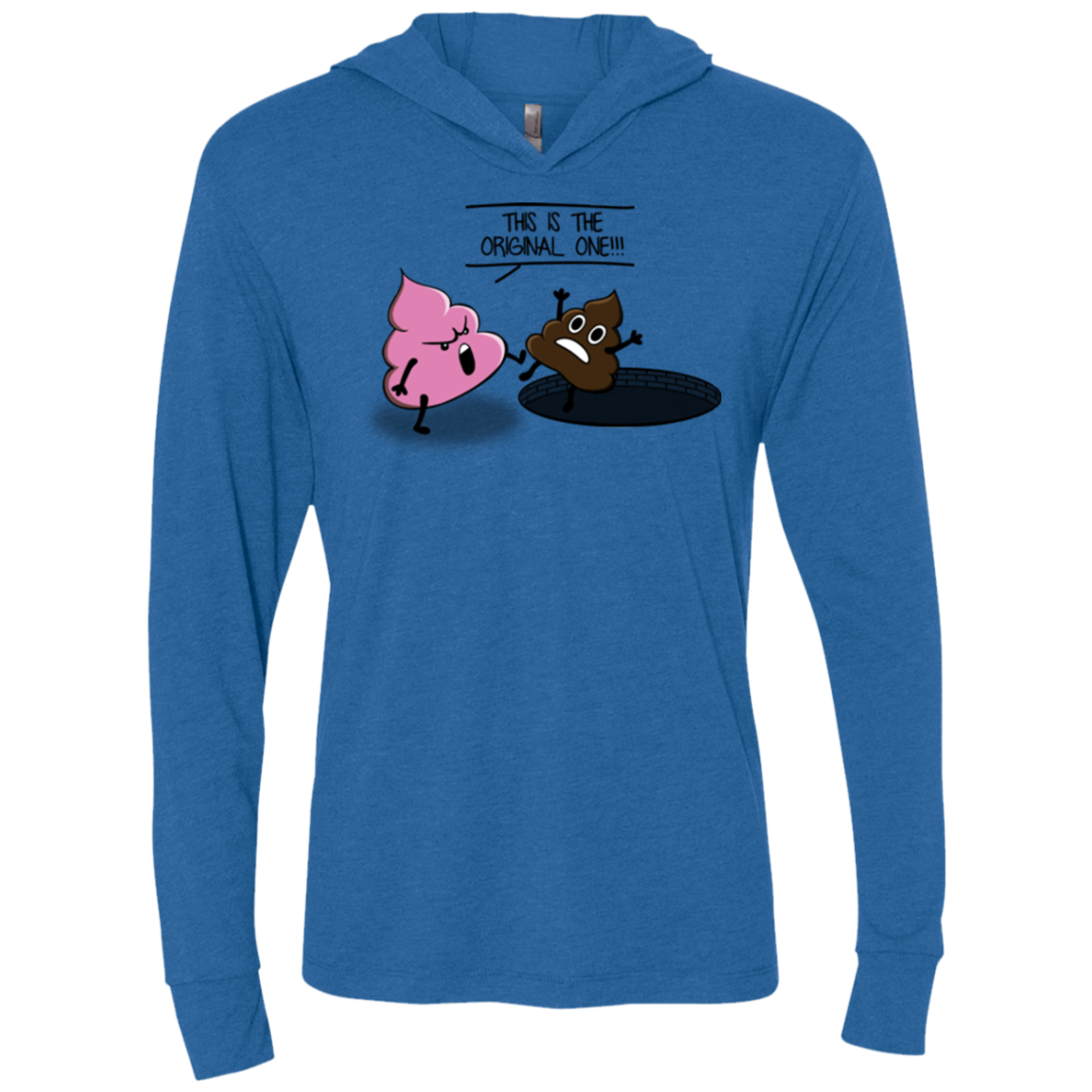 Original one Triblend Long Sleeve Hoodie Tee