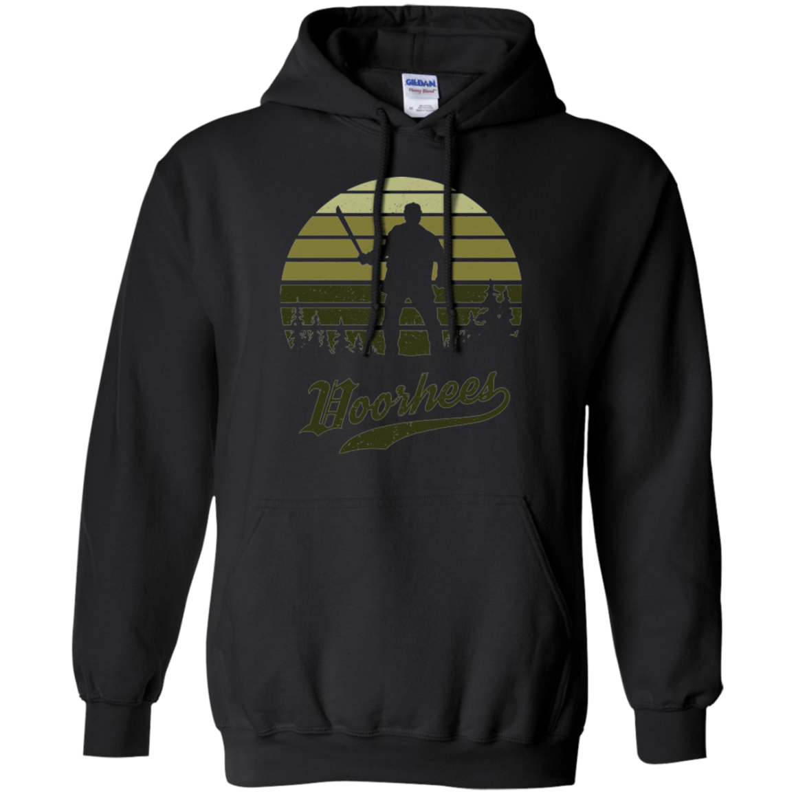 Horror Sun Set Voorhees Pullover Hoodie