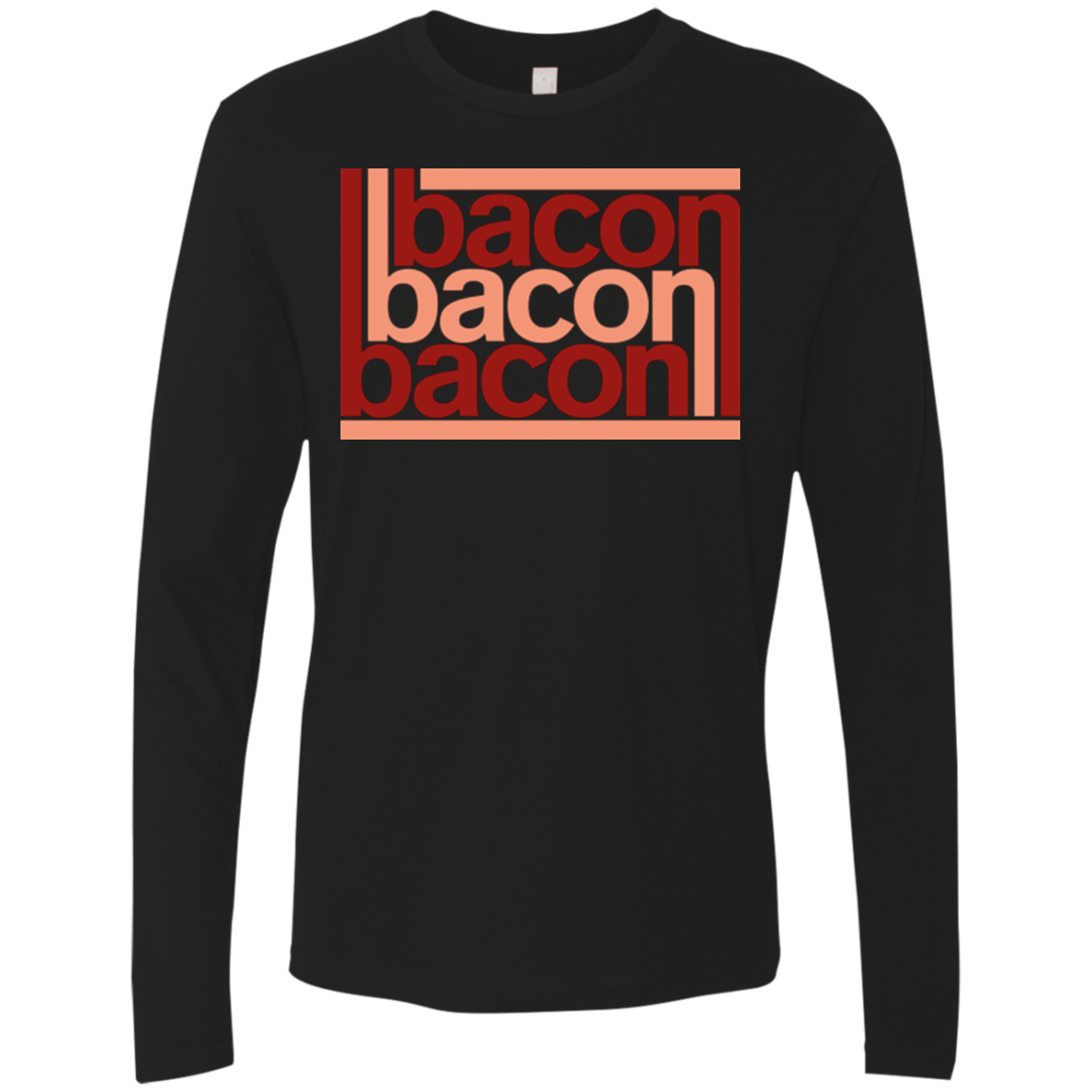 Bacon-Bacon-Bacon Men's Premium Long Sleeve