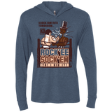 Rockee Sockem Triblend Long Sleeve Hoodie Tee
