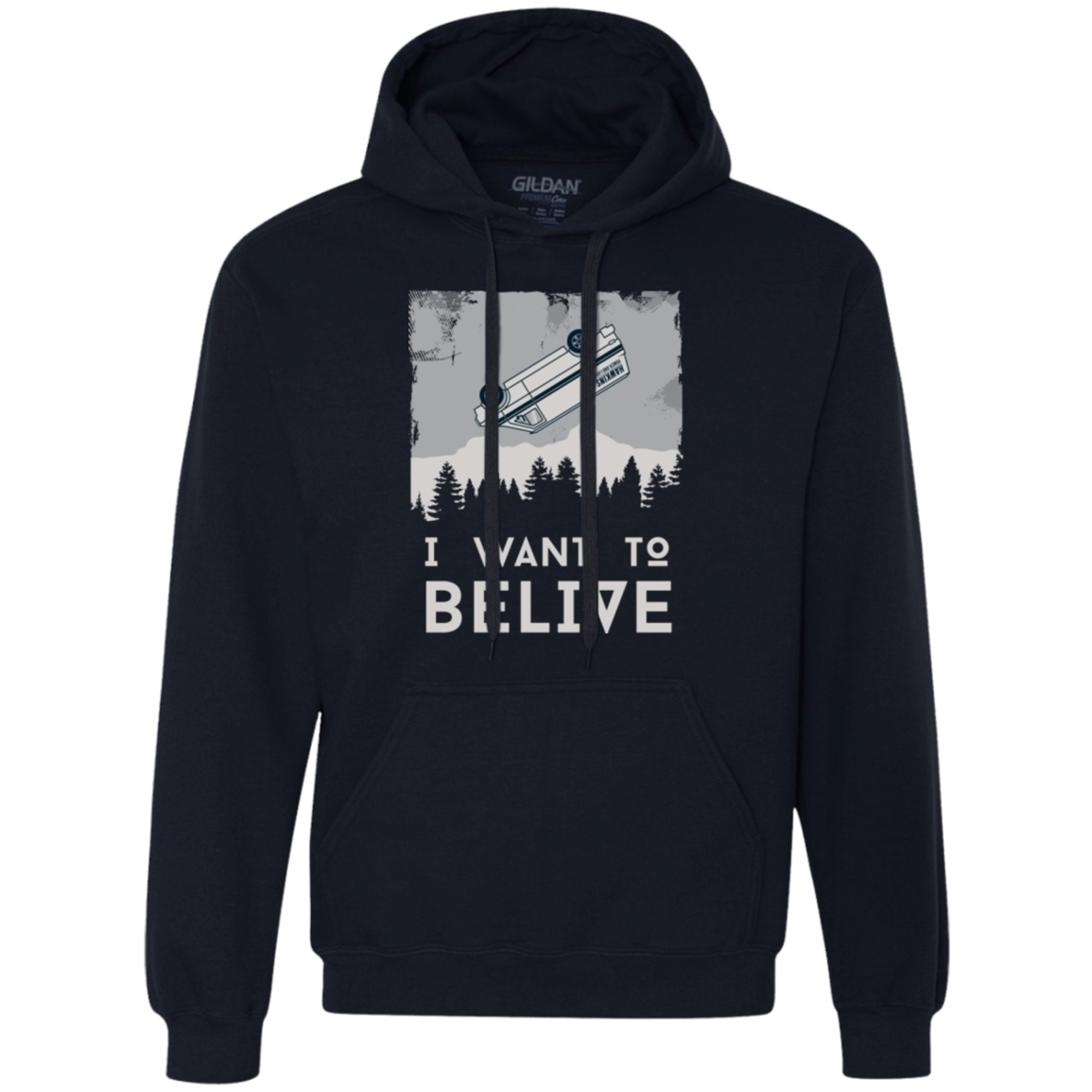 I Want to Believe Premium Fleece Hoodie