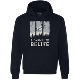 I Want to Believe Premium Fleece Hoodie