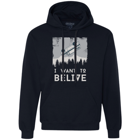 I Want to Believe Premium Fleece Hoodie