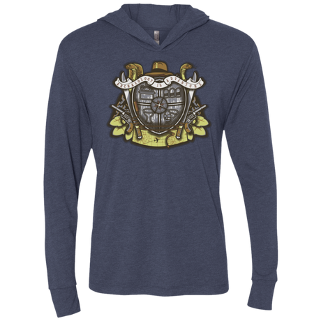 Adventurer's Crest Triblend Long Sleeve Hoodie Tee