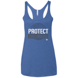 Protect This House Women's Triblend Racerback Tank