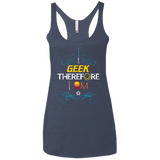 I GEEK vol 2 Women's Triblend Racerback Tank