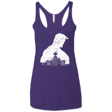 Metropolis Shadow Women's Triblend Racerback Tank