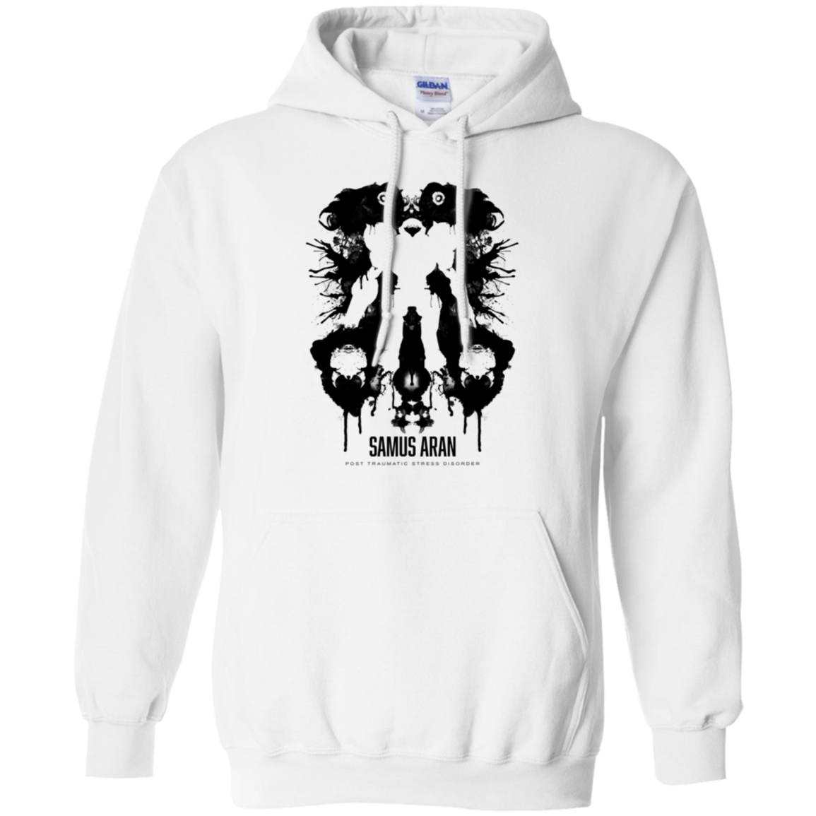 Samus Ink Blot Pullover Hoodie