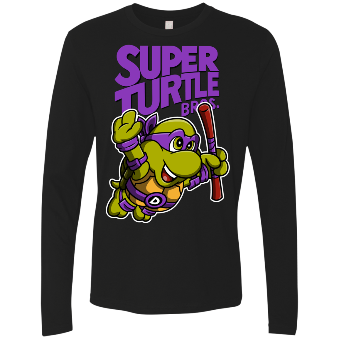 Super Turtle Bros Donnie Men's Premium Long Sleeve