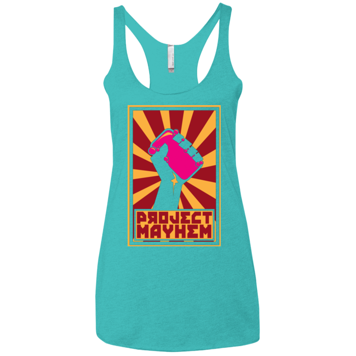 Project Mayhem Women's Triblend Racerback Tank