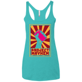 Project Mayhem Women's Triblend Racerback Tank