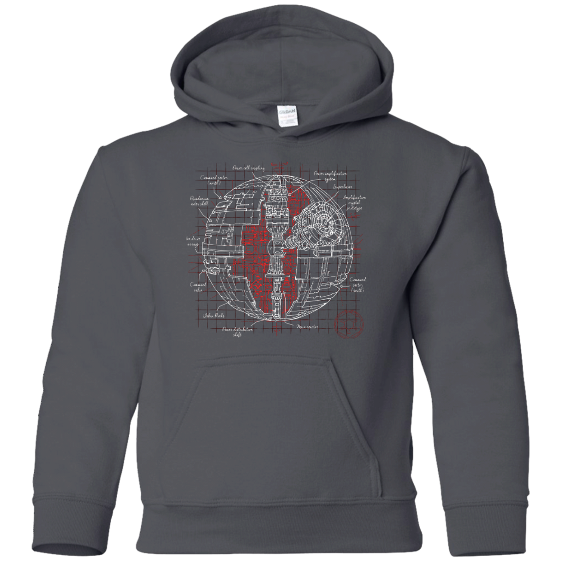 Death Star Plan Youth Hoodie