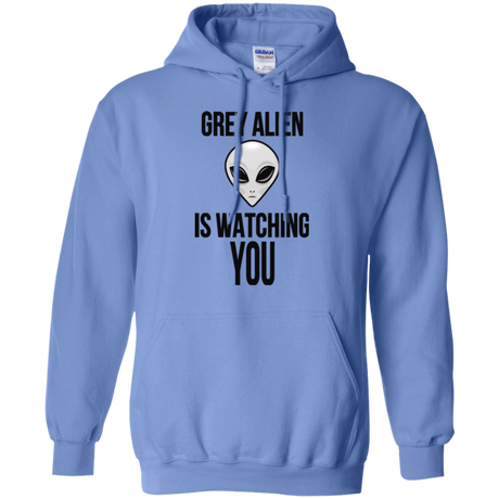 Grey Alien Pullover Hoodie