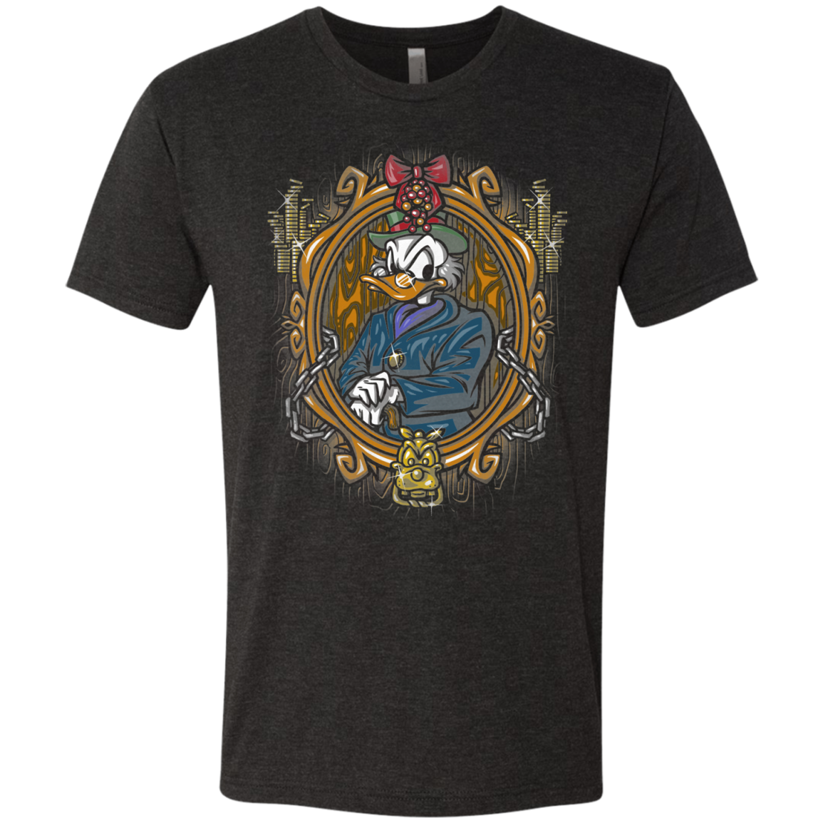 Mickeys Christmas Carol Scrooge Men's Triblend T-Shirt