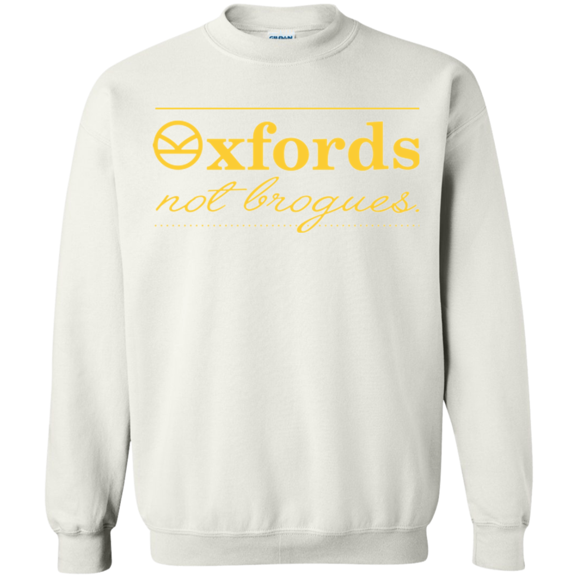 Oxfords Not Brogues Crewneck Sweatshirt