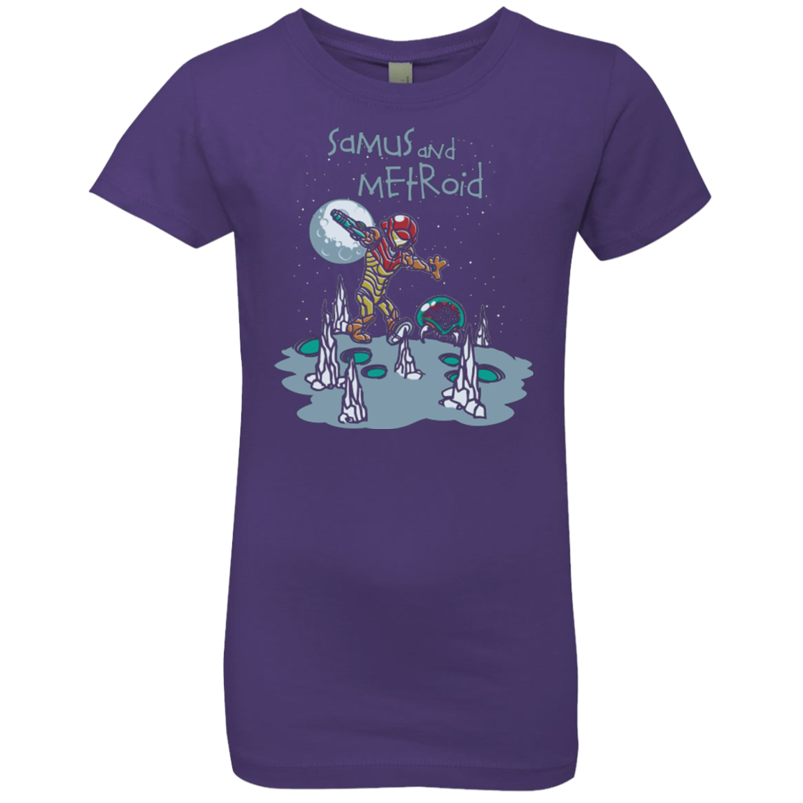 Samus and Metroid Girls Premium T-Shirt