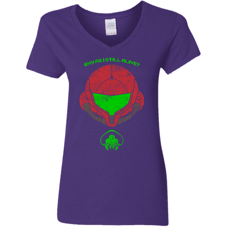 Alive Women's V-Neck T-Shirt