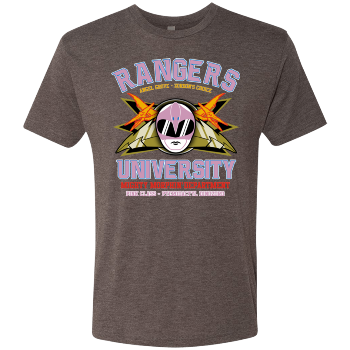 Rangers U Pink Ranger Men's Triblend T-Shirt