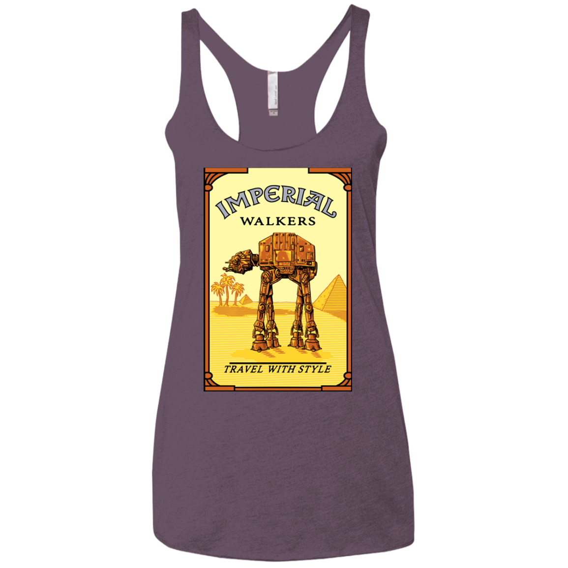 Walk Like An Egyptian Women's Triblend Racerback Tank