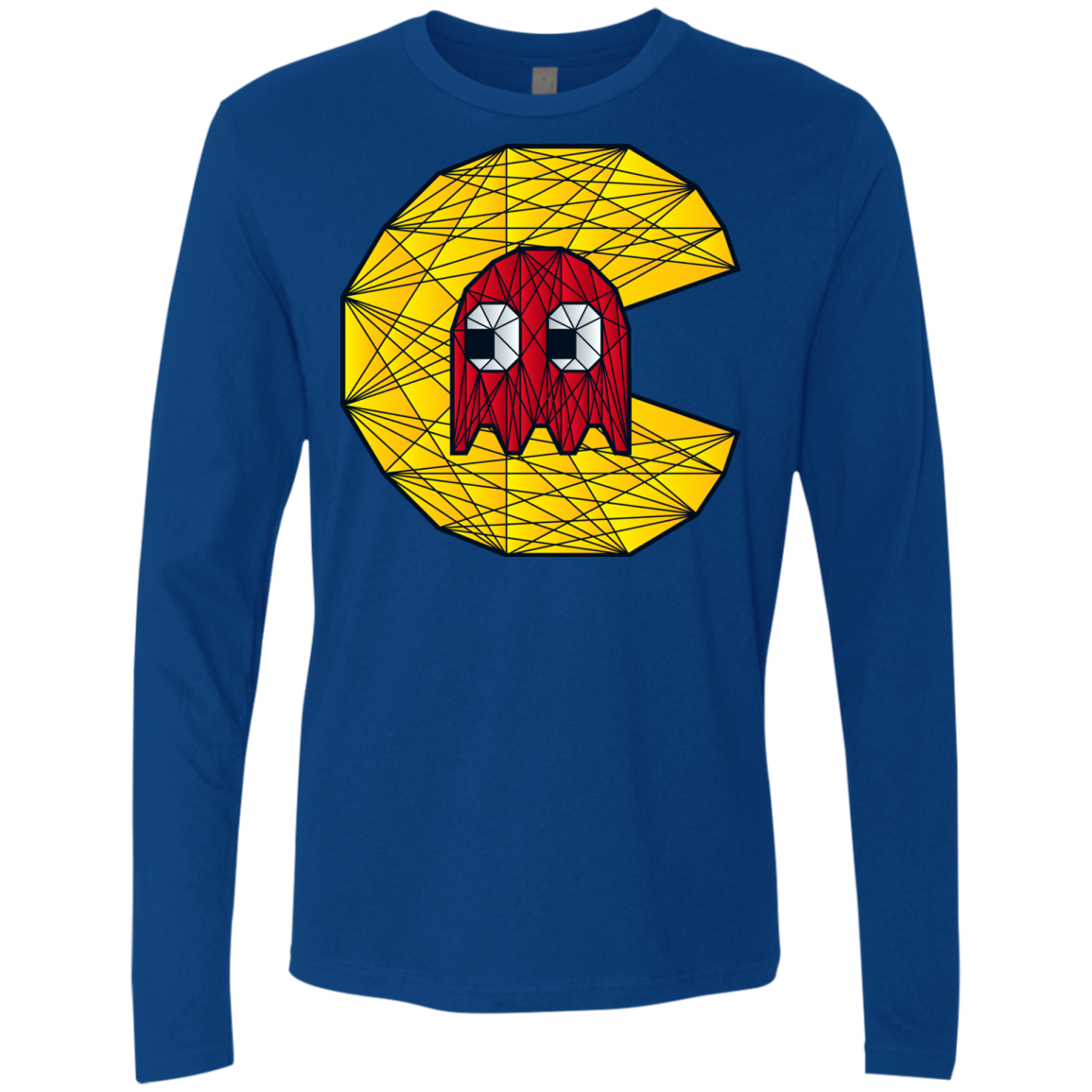 Poly Pac Man Men's Premium Long Sleeve