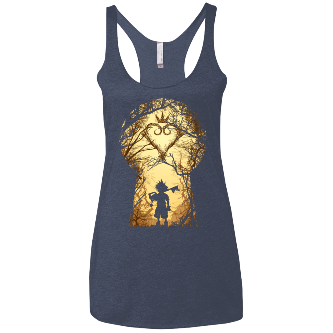 My Kingdom Women's Triblend Racerback Tank