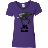 Full Metal Head Women's V-Neck T-Shirt