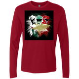 White Green Red Men's Premium Long Sleeve