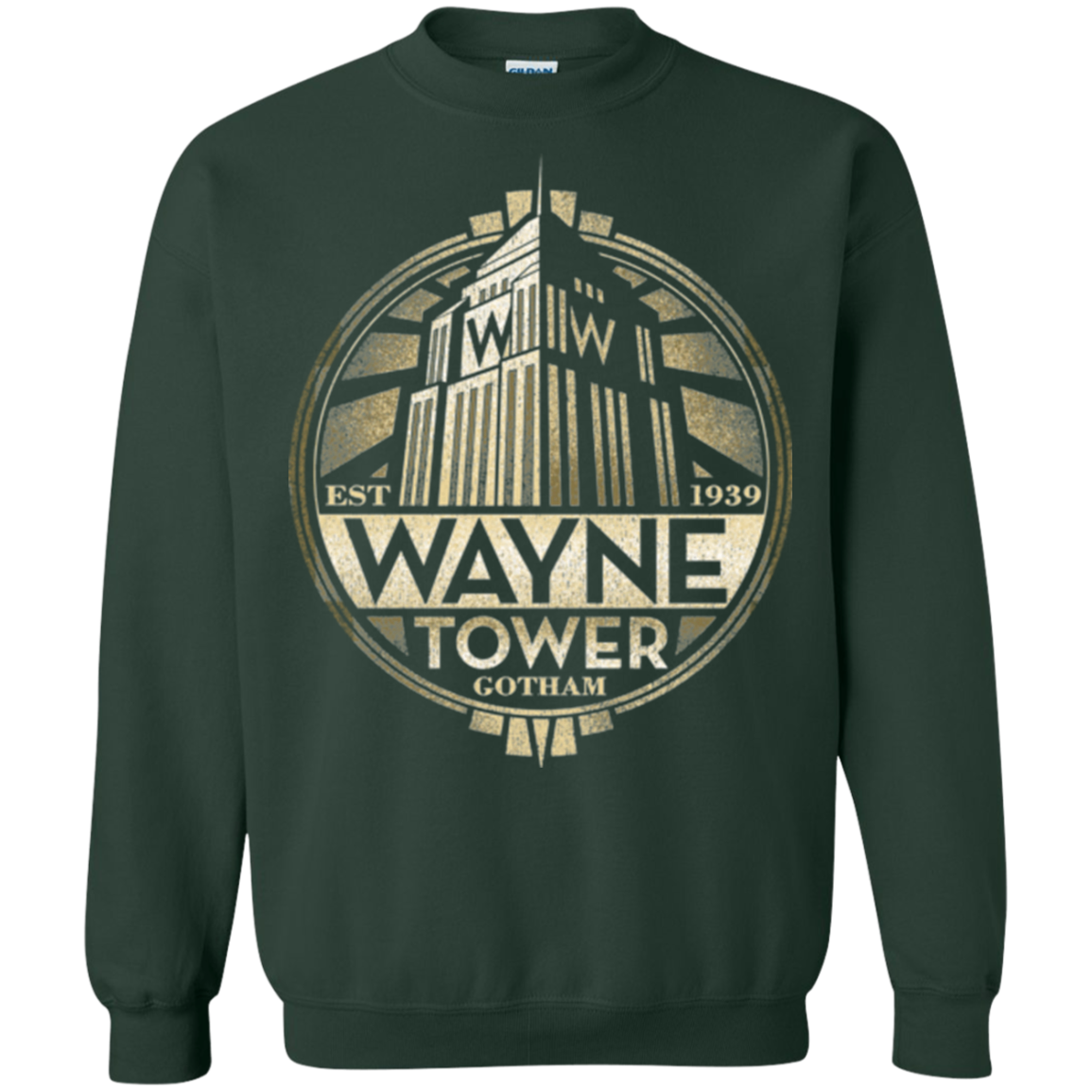 Wayne Tower Crewneck Sweatshirt