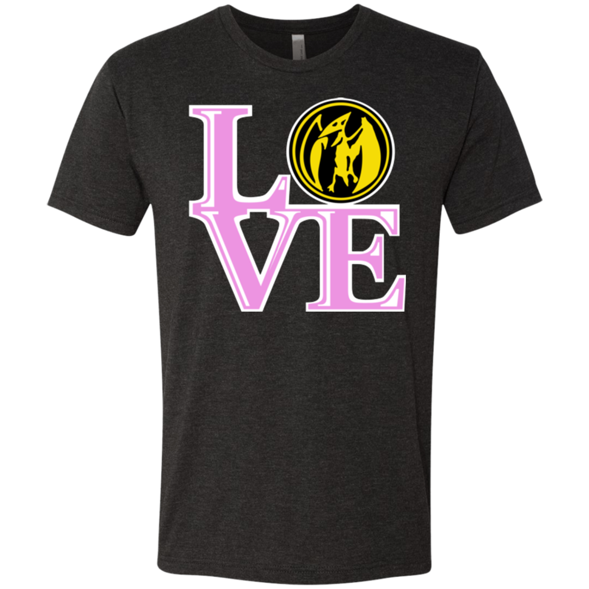 Pink Ranger LOVE Men's Triblend T-Shirt