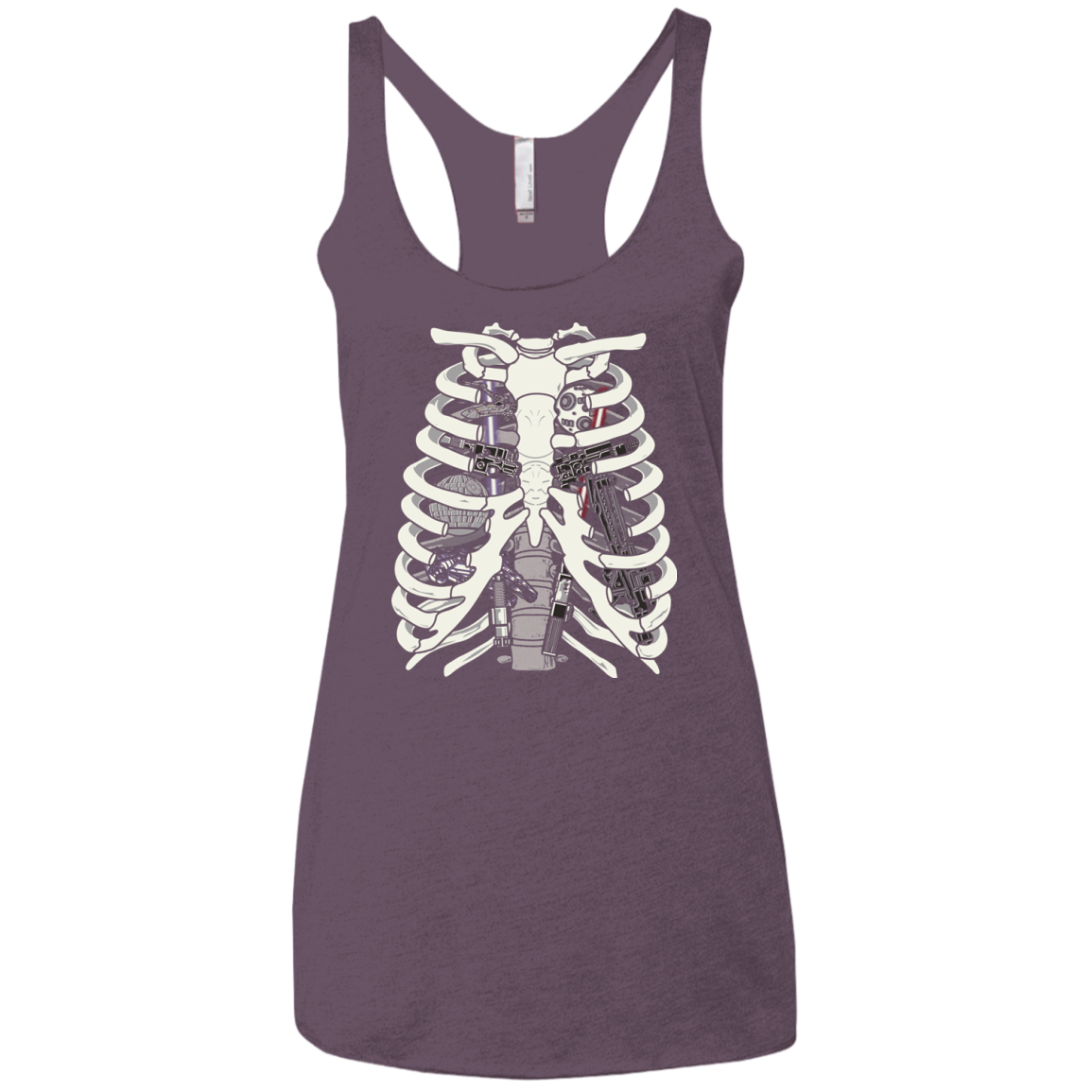 Anatomy of a Galaxy Far Away Women's Triblend Racerback Tank