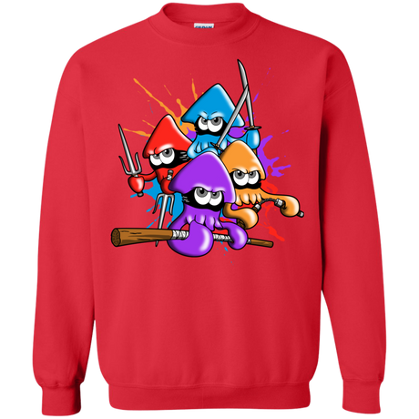 Teenage Mutant Ninja Squids Crewneck Sweatshirt