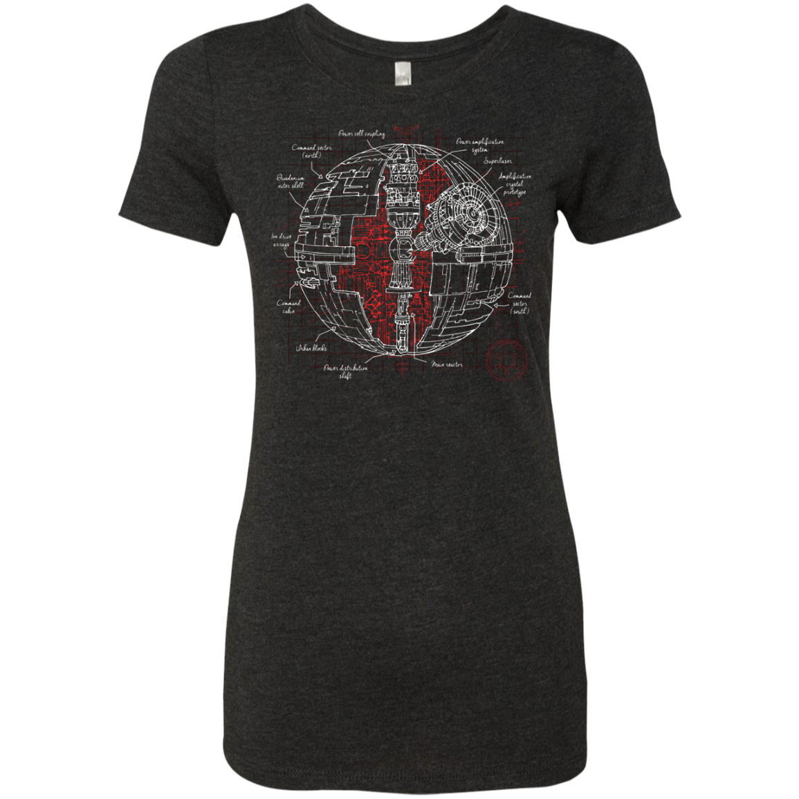 Death Star Plan Women's Triblend T-Shirt