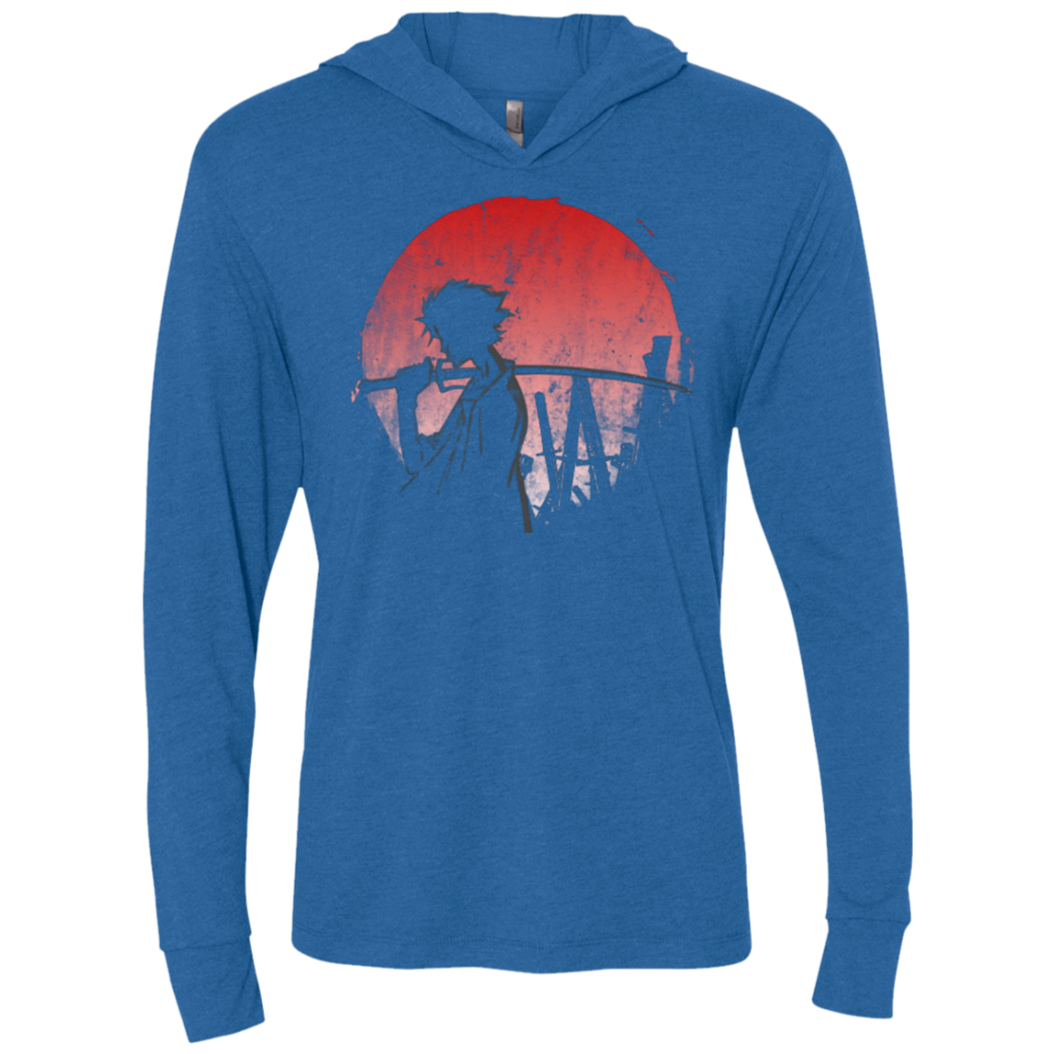 Stray dog mugan Triblend Long Sleeve Hoodie Tee