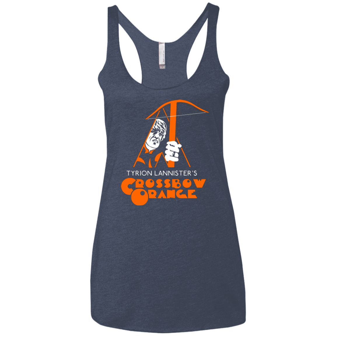 Crossbow Orange Women's Triblend Racerback Tank