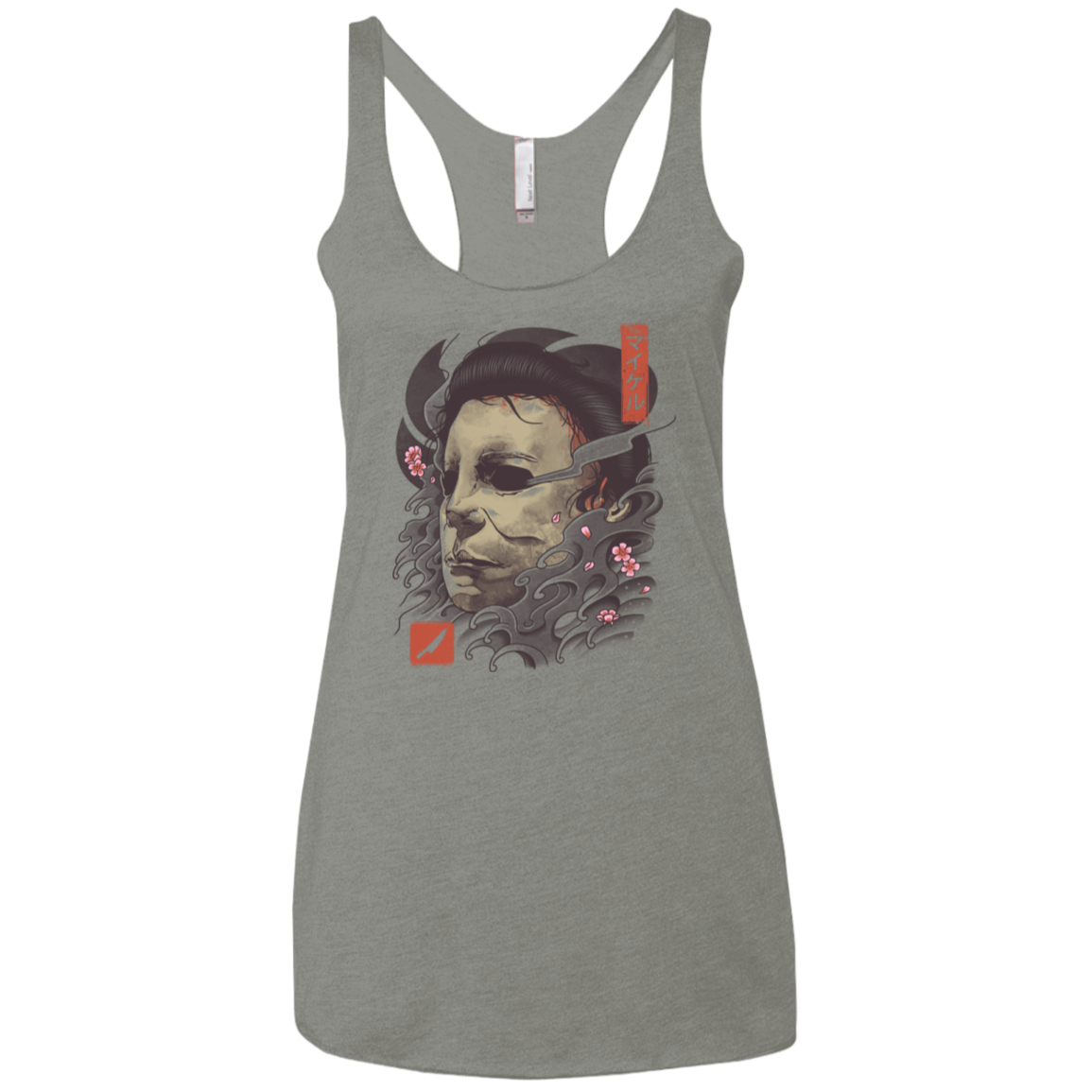 Oni Slasher Mask Women's Triblend Racerback Tank