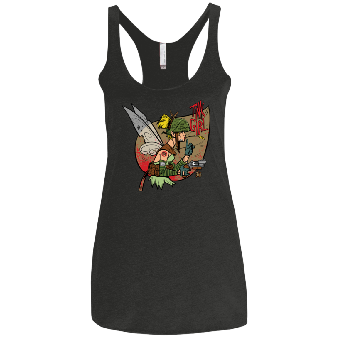 Tink Girl Women's Triblend Racerback Tank