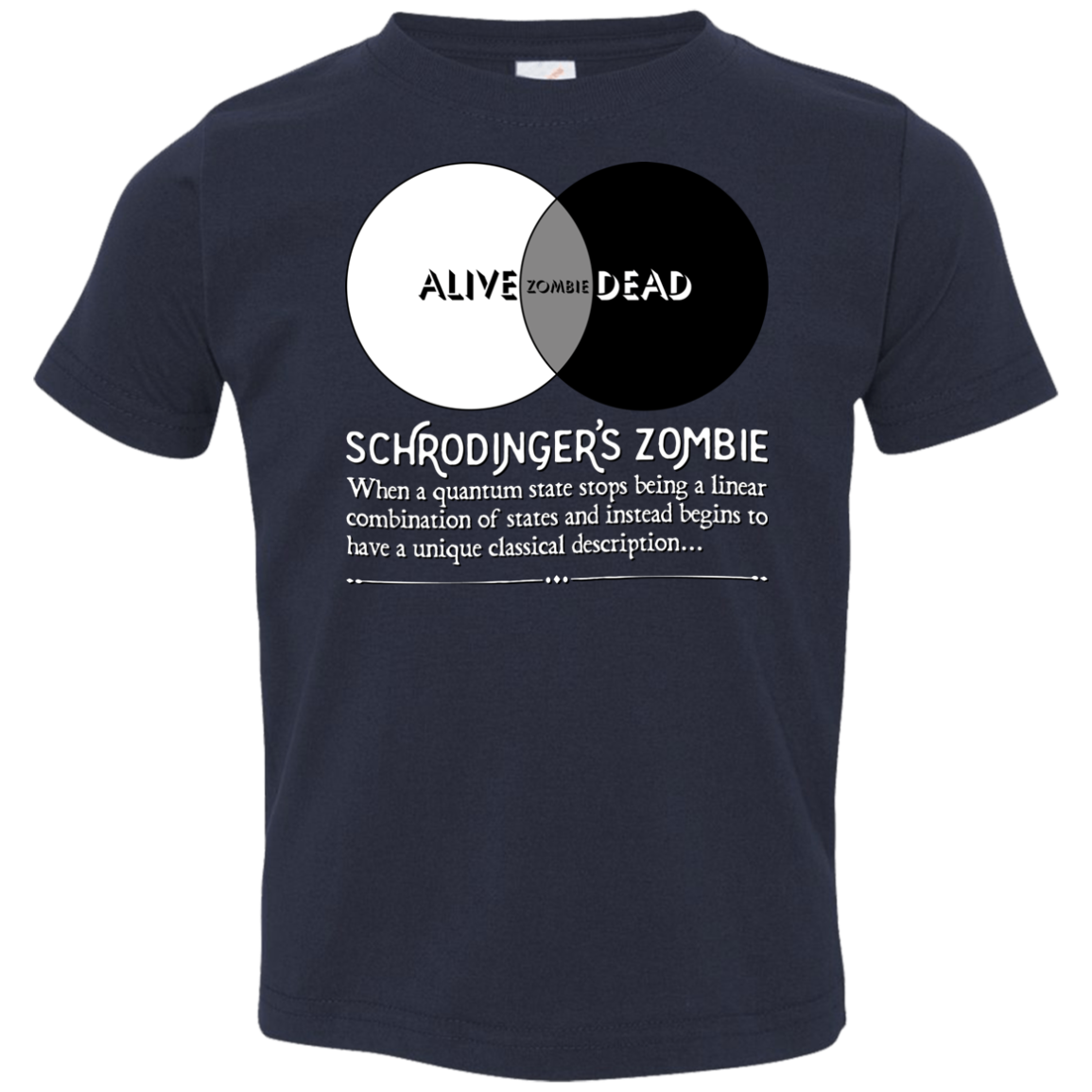 Schrödinger's Zombie Toddler Premium T-Shirt