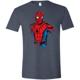 Spiderman- Friendly Neighborhood Men's Semi-Fitted Softstyle