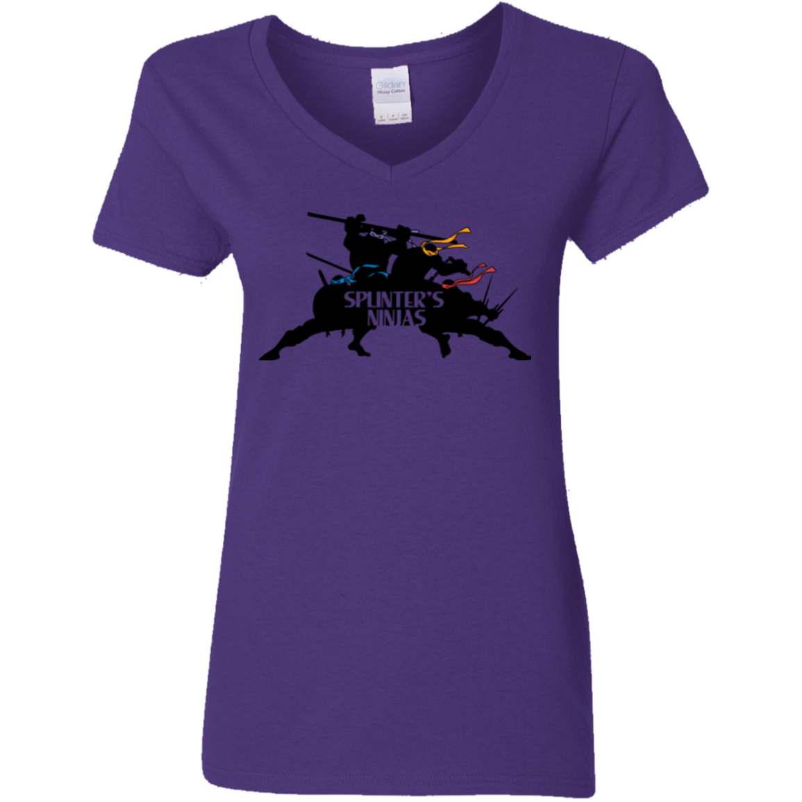 Splinters Ninjas Women's V-Neck T-Shirt