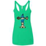 Wonderland Totem Women's Triblend Racerback Tank