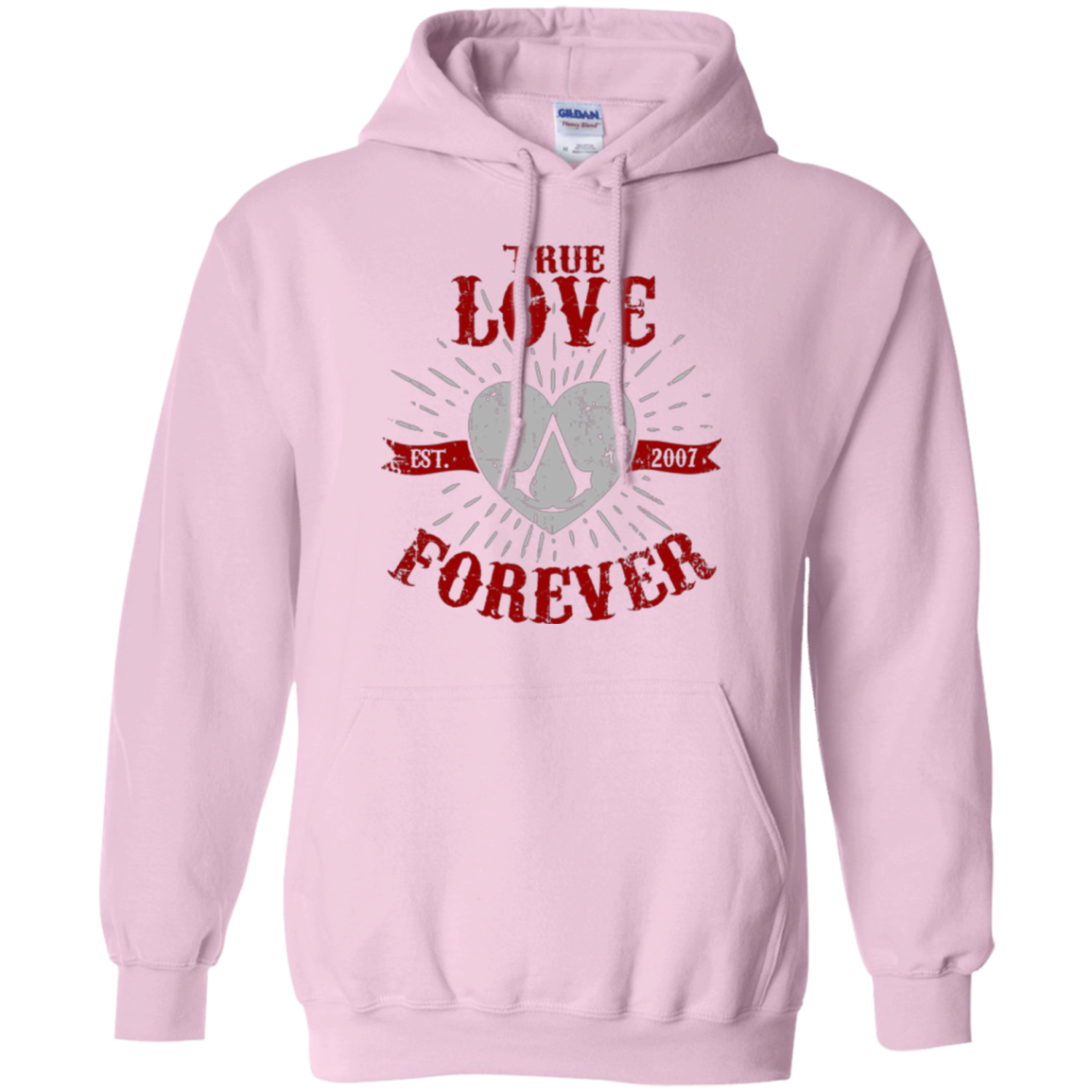 True Love Forever Assasin Pullover Hoodie